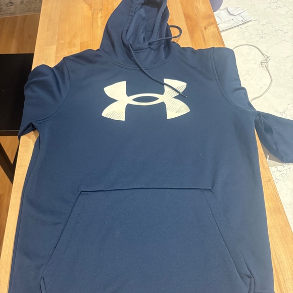 Men’s Under Armour ColdGear Hoodie – Size Small – Navy Blue - Picture 5 of 8